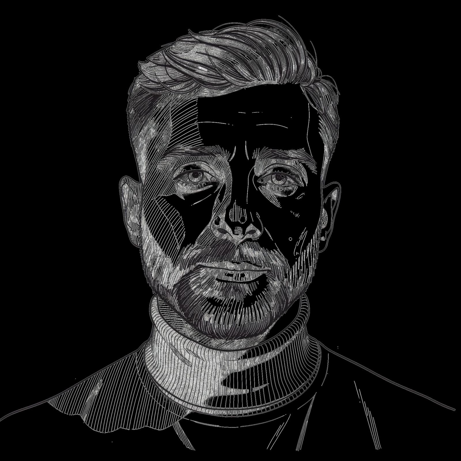 Pencil portrait of Swapneel
