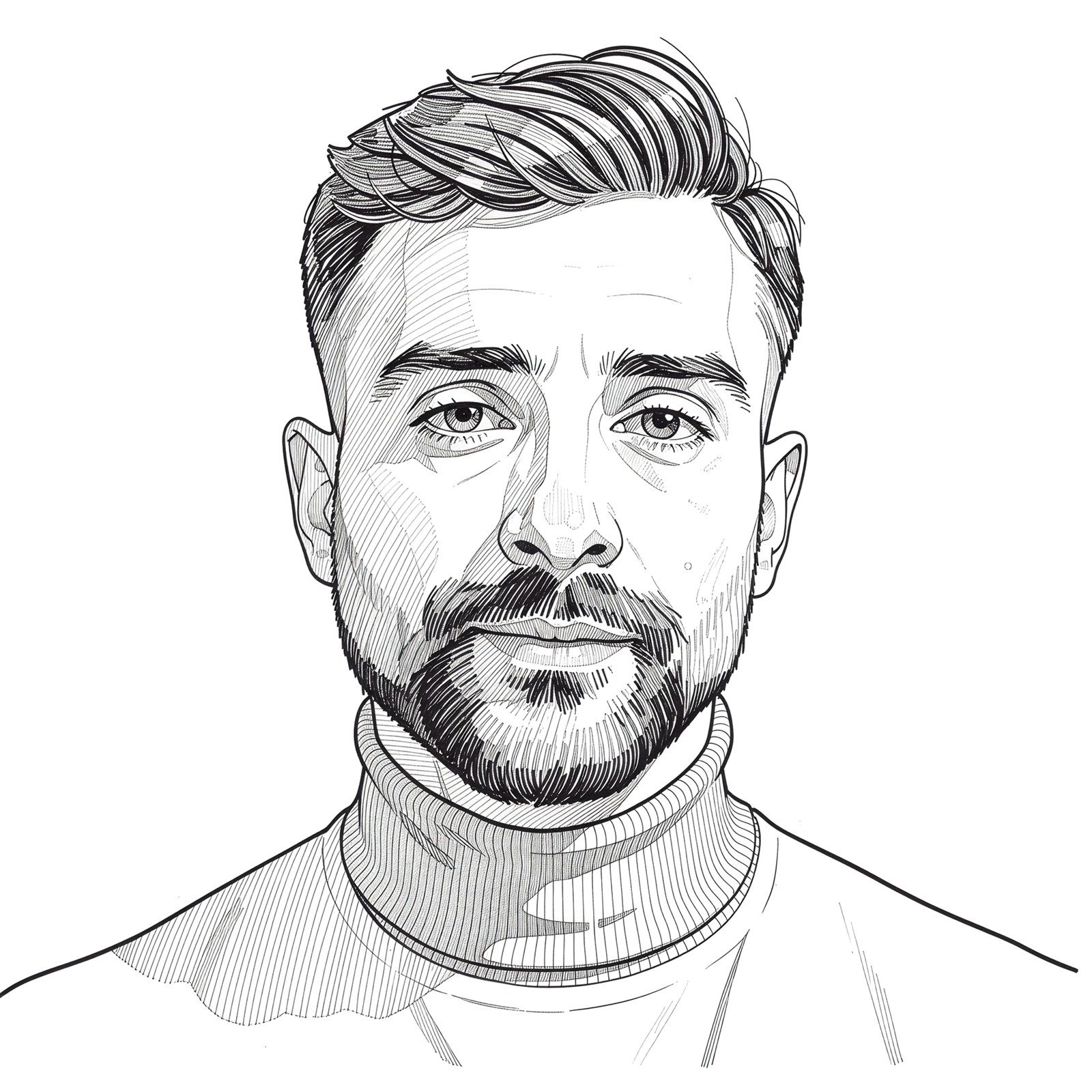 Pencil portrait of Swapneel